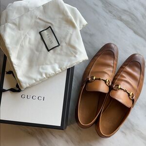 Gucci Men's Brown Leather Loafers